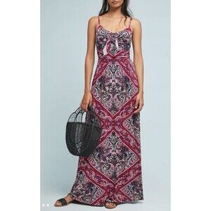 Anthropologie Moulinette Soeurs Women’s Dress Paisley LP Side pockets Maxi
